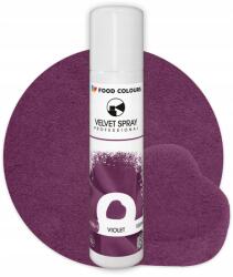 Food Colours Zamsz Spray Élelmiszer Festék Velvet Spray Lila 100ml (2211)