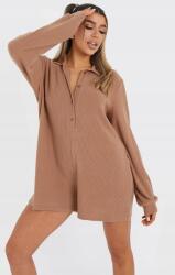 Prettylittlething Barna Laza Bordázott Galléros Overál Gombokkal Prettylittlething 32 (565063)