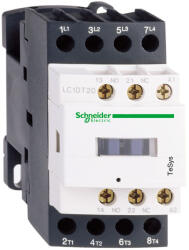 Schneider Electric Kisfogy. DC mágneskapcsoló, 40A (AC1), csavaros csatlakozás 2Z+2NY pólus LC1D258BL