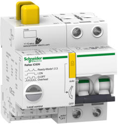 Schneider Electric ACTI9 Reflex iC60N beépített megszakító vezérlés, 2P, D, 16A A9C63216