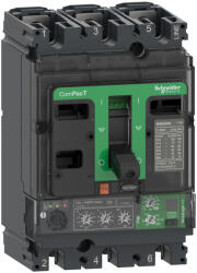 Schneider Electric Megszakító ComPacT NSX250N, 50 kA 415 VAC, MicroLogic 4.2 Vigi kioldóegység 160 A, 3P3d C25N34V160