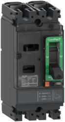 Schneider Electric Megszakító ComPacT NSX100F AC/DC, 18 kA 415 VAC, TMD kioldóegység 63 A, 2P2d C10F2TM063