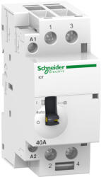 Schneider Electric ACTI9 iCT63A kézi vezérlésű kontaktor, 50Hz, 2NO, 24VAC A9C21162