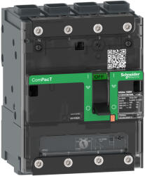Schneider Electric Megszakító ComPacT NSXm N (50 kA 415 VAC), 4P 4d, 160 A beállítás TMD kioldóegység, EverLink csatlakozókkal C12N4TM160L