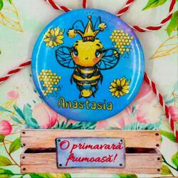 Gravolo Martisor Albinuta insigna copii gradinita scoala (C1003)