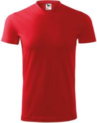 MALFINI Tricou Heavy V-neck - Roșie | L (1110715)