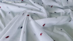 fuggonyoutlet Méteráru, Voile, nyírt mintás, 300 cm