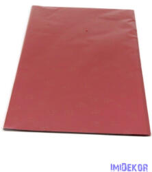  Fólia ív 57x57cm 20db/csomag - Rajzolt szív mintás Bordó