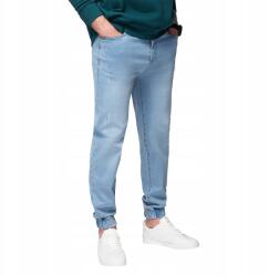 Ombre Férfi farmer Jogger nadrág világoskék V1 OM-PADJ-0265 méret S (167471)