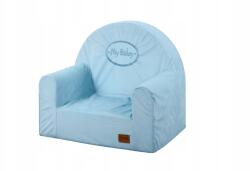 Baby-Raj Gyerekülés-fotel-puff Háttámlával my baby kék , kék (Baby-Raj Fotel)
