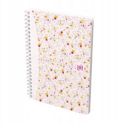OXFORD Spirálos Jegyzetfüzet A5 60k vonalas Oxford Floral színes mix (400094953)