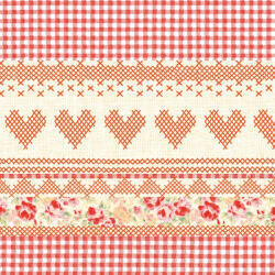 Mank Textilhatású dekorszalvéta 40x40 cm "Mathilda" 50 lap/csomag