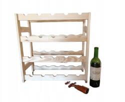 Wamar-Sosenka Könyvespolc fa bortartó állvány 20 palack ajándék (RW-1-20)