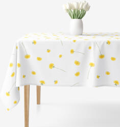 Goldea szögletes terítő 100% pamutvászon - pitypangok 80 x 80 cm