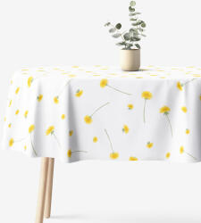 Goldea ovális pamut terítő - pitypangok 140 x 220 cm