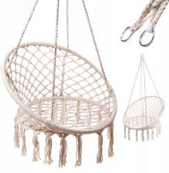  Luaro hintaszék gólyafészek ekrü 80cm 150kg (KX7629)