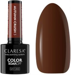 Claresa Hibrid Körömlakk Autumn Crush 3 5G Csokoládé-szilva barna, fényes (5903819807585)