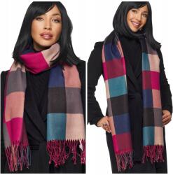 DEMUR Női Sál kockás rojtos átmeneti rojtos színes