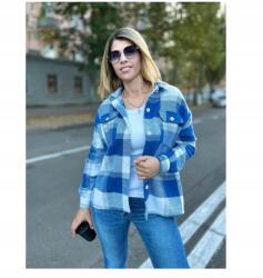  Flanel "Elba" női meleg ing - Oversize, kockás (42-44) (5906970017008)