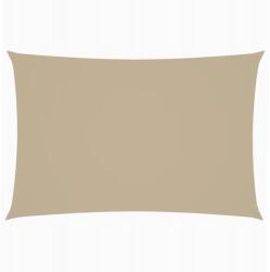 vidaXL Téglalap alakú kerti vitorla oxford szövetből, 2x4 m, bézs (42293)