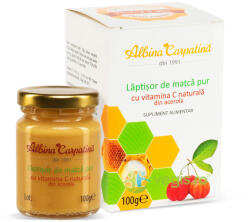 Albina Carpatina Laptisor De Matca Pur cu Vitamina C Naturala din Acerola 100g