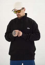 Prosto Kapucni nélküli pulóver Prosto Essential Half Zip, fekete (5904978987293)