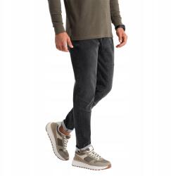 Ombre Taper Fit férfi farmer nadrág fekete V3 OM-PADP-0161 XL