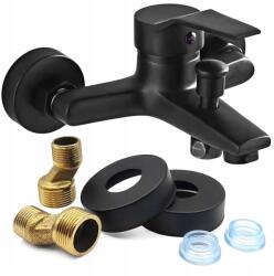 Maibang Kádtöltő Csaptelep Fali Zuhany Csaptelep Kádhoz Fekete (W2037)