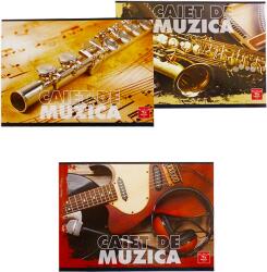 4+1 GRATIS Pachet 2+1 Gratis: Caiet muzica, 24 file, Pigna (CAIPMUZ/2+1GRATIS)