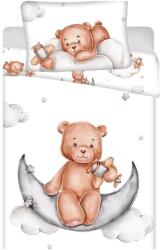 Jerry Fabrics Mackó plane baby ágyneműhuzat kiságyba (00145-MEDVIDPLANA)