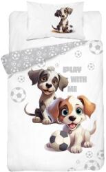 Detexpol Ágynemű a kiságyhoz Kiskutyák szürke (DL-055464)