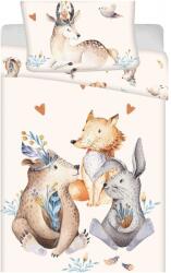 Jerry Fabrics Ágynemű a kiságyhoz állatok Woodland baby (00145-DOPOLWOODLA)