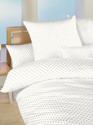 DADKA VRACOV Pamut ágyneműhuzat pöttyös bézs elszigetelt fehér (01267-PUNTIKBE05A)