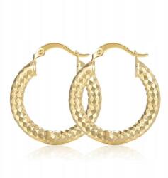  585 Arany Csavart Divatos Karika Fülbevaló Női Divat Stílus (757047981877)