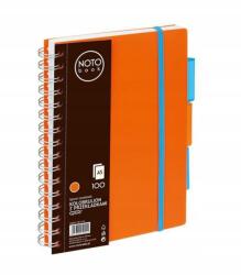 Grand Kerekbrulion A5/100K Kockás Narancssárga Grand (150-1410)