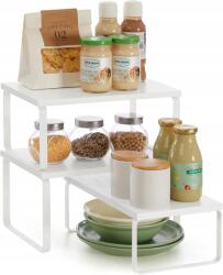 SONGMICS Konyhai Polcok Rendező Könyvespolc Szett 3 Ipari Stílus Loft 30 cm (kcszz)