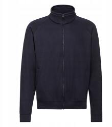 Fruit of the Loom Férfi cipzáras pulóver Sweat Jacket Deep Navy méret XL
