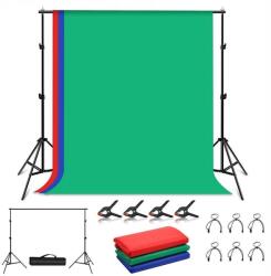PULUZ Állvány Puluz PKT5204 2x2m 3 háttér fotós háttérhez (PKT5204)