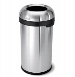 simplehuman Bullet Open Szemeteskosár 60L Szálcsiszolt Acél (CW1407)
