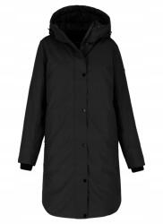 Volcano meleg női kabát fekete vízálló 5000 kapucnival j-isla XL (5900462655143)