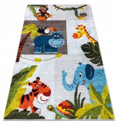 Dywany Łuszczów Mosószőnyeg Csúszásgátló 120x170 Állatkert #BR029 (BR029)