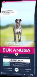 EUKANUBA Felnőtt Large Grain Free Lazac 12kg