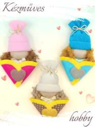 kezmuves-hobby. hu Aprócska Manó lányok - Hűtőmágnes