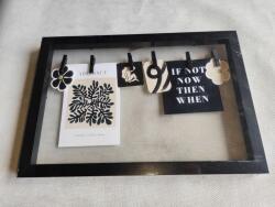  Nagy képkeret Float Deco Frame 36, 6x25 cm üveg fekete (3211029)