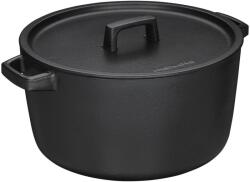 Fiskars Cratita din fonta Fiskars Folken 1075697 6L emailata neagra pentru toate tipurile de plite (1075697)