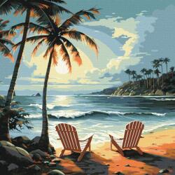 Ideyka Pictură după numere - O lume pentru doi art_selena_ua 40 x 40 cm Carte de colorat
