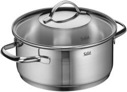 Silit Oala inox Silit Achat 20cm 25L capac din sticla compatibila inductie (2101234234)