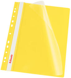 Esselte Dosar plastic PP, cu sina si multiperforatii, 10 buc set, ESSELTE Vivida - galben (ES-13584)