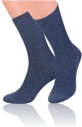 Steven Sosete bumbac unisex, fara compresie, Steven S018-JM, jeans melange (Marime: 35-38) (24414)