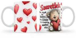  Szeretlek bögre, nem vagyok Adonisz, de a szívem mindent visz (b1397)